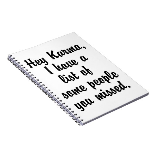 Hey Karma.. Notizblock (Rechte Seite)