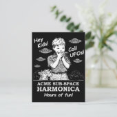 Hey Kinder! Ruf UFOs! Postkarte (Stehend Vorderseite)