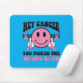 Hey Krebs, du hast den Falschen gewählt Mousepad (Mit Mouse)
