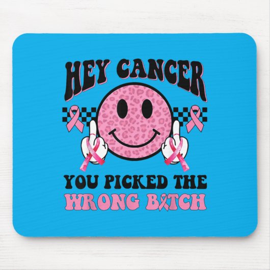 Hey Krebs, du hast den Falschen gewählt Mousepad (Vorne)