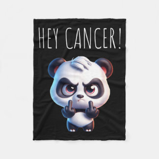 Hey Krebs FU Chemo Krieger Krebs ist Scheiße Bewus Fleecedecke