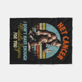 Hey Krebs, ich habe nicht genug Mittelfinger für Fleecedecke (Vorderseite (Horizontal))