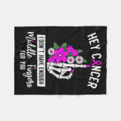 Hey Krebs, ich habe nicht genug Mittelfinger für Fleecedecke (Vorderseite (Horizontal))