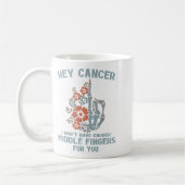 Hey Krebs, ich habe nicht genug Mittelfinger für Kaffeetasse (Links)