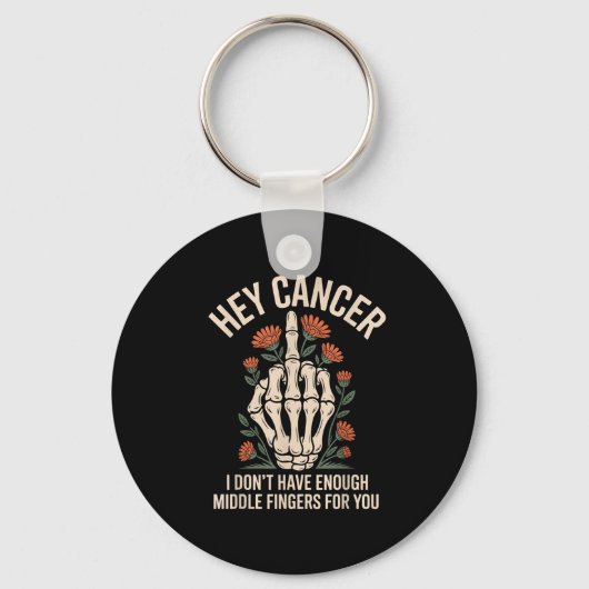 Hey Krebs, ich habe nicht genug Mittelfinger für Schlüsselanhänger (Vorderseite)