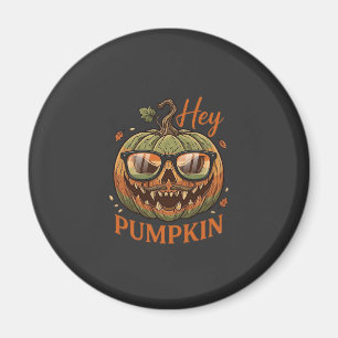 Hey Kürbis Halloween Kürbislaternen Brille Schnurr Magnet