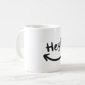 Hey lächelnd kaffeetasse (Vorderseite Links)