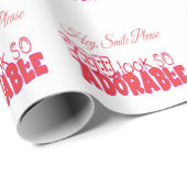 Hey lächle bitte! geschenkpapier (Rolleneckpunkt)