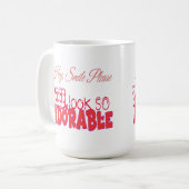 Hey lächle bitte! kaffeetasse (Vorderseite Links)