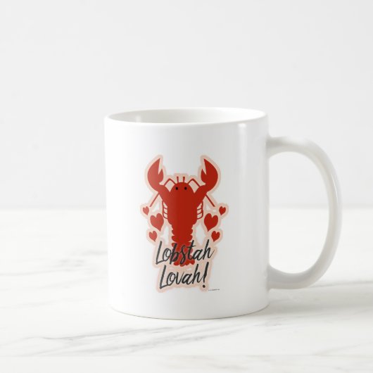 Hey Lobster Lover Funny Shellfish Motto Kaffeetasse (Rechts)