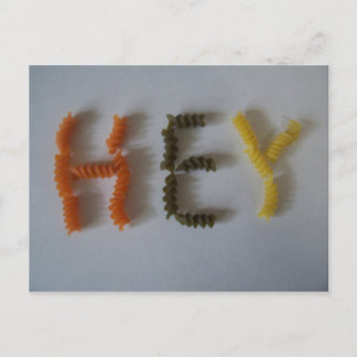 Hey Macaroni! Postkarte