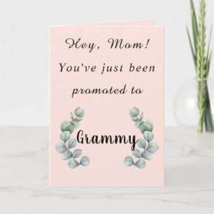 Hey Mama, du bist gerade zur Grammy Card befördert Karte