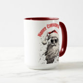 Hey Mann habe frohe Weihnachten Tasse (VorderseiteRechts)