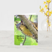 Hey Miss Seeing You Note Card Karte (Gelbe Blume)