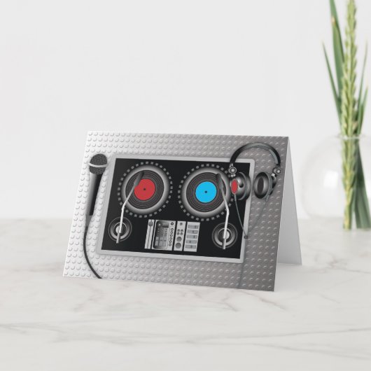 Hey Mr. DJ Card Karte (Vorderseite)