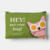 Hey! Nicht Ihr Beutel Funny Cat Personalisiert Pou (Vorderseite)