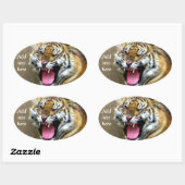 Hey_ Ovaler Aufkleber (Blatt)