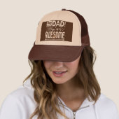 Hey Papa Du Bist Großartig Typography-Geschenk Truckerkappe (Beispiel)