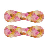 Hey Pink Wasserfarbe Geometrisches Muster Baseball (Paneele)