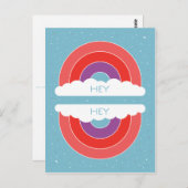 Hey Postkarte (Vorne/Hinten)