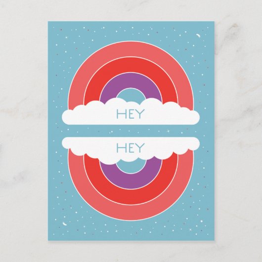Hey Postkarte (Vorderseite)