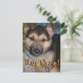 Hey! Postkarte (Stehend Vorderseite)