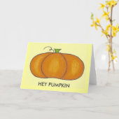 Hey Pumpkin Cards Karte (Gelbe Blume)