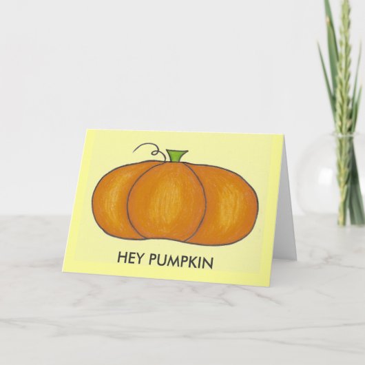 Hey Pumpkin Cards Karte (Vorderseite)