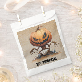Hey Pumpkin | Halloween Spooky Favor Bags Geschenktütchen