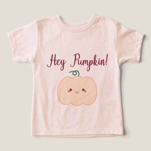 Hey Pumpkin! Toddler T-Shirt (Design Vorderseite)