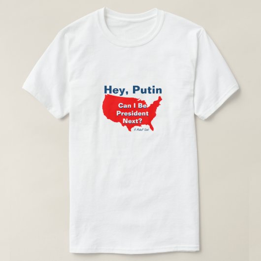 Hey Putin - Ein MisterP-Shirt T-Shirt (Design vorne)