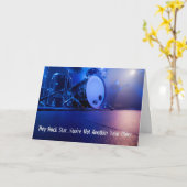 Hey Rock Star Musician Birthday Card Karte (Gelbe Blume)