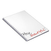 "Hey, schön." Joe Covelli Notebook Notizblock (Rechte Seite)