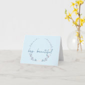 Hey schön! karte (Gelbe Blume)