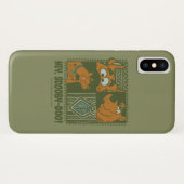 Hey Scooby-Doo Tribal Square Grafik Case-Mate iPhone Hülle (Rückseite (Horizontal))