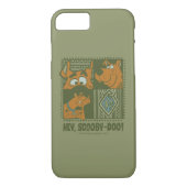 Hey Scooby-Doo Tribal Square Grafik Case-Mate iPhone Hülle (Rückseite)