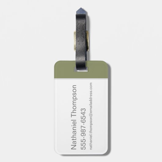 Hey Scooby-Doo Tribal Square Grafik Gepäckanhänger (Rückseite vertikal)