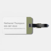 Hey Scooby-Doo Tribal Square Grafik Gepäckanhänger (Rückseite horizontal)