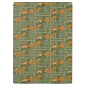 Hey Scooby-Doo Tribal Square Grafik Klemmbrett (Rückseite)
