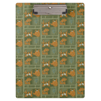 Hey Scooby-Doo Tribal Square Grafik Klemmbrett
