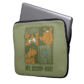 Hey Scooby-Doo Tribal Square Grafik Laptopschutzhülle (Vorderseite Links)