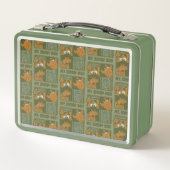 Hey Scooby-Doo Tribal Square Grafik Metall Brotdose (Vorderseite)