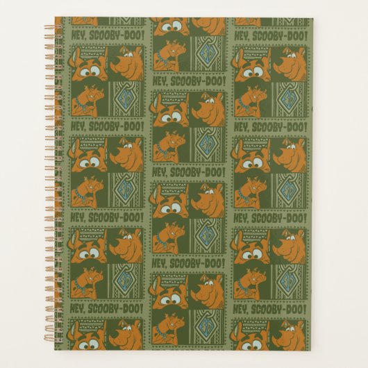 Hey Scooby-Doo Tribal Square Grafik Planer (Vorderseite)