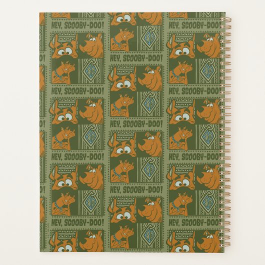 Hey Scooby-Doo Tribal Square Grafik Planer (Rückseite)