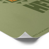 Hey Scooby-Doo Tribal Square Grafik Poster (Ecke)