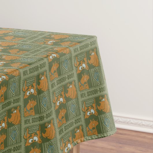 Hey Scooby-Doo Tribal Square Grafik Tischdecke (Beispiel)