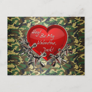 Hey...Sei mein Valentin, Jack! Feiertagspostkarte