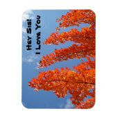 Hey Sis! I Liebe Sie flexible Magnete Herbstbaumen (Vertikal)