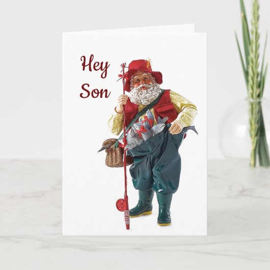 HEY SON, HOFFE, DASS IHR GEBURTSTAG WIE EIN TAG FI FEIERTAGSKARTE (Vorderseite)