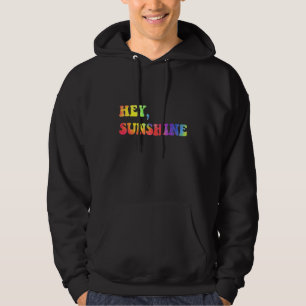 Hey Sonnenschein   Retro Cool 1970er Slang Disco-Ä Hoodie